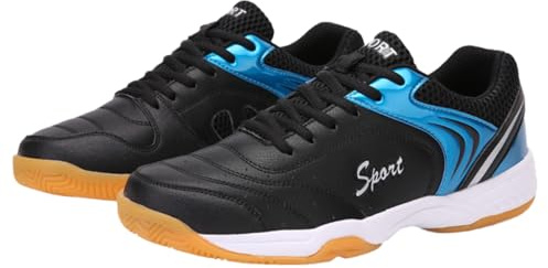 Viaoragiosa Zapatos De Tenis De Mesa,Zapatillas De Tenis De Mesa Hombre,Zapatos De BáDminton Hombre,Antideslizantes Ligeras,Entrenamiento Exterior Interior,para Pistas Interiores Y Exteriores
