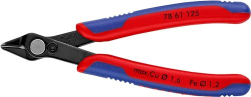 KNIPEX Electronic Super Knips auf SB-Karte, 78 61 125 SB | Mit Mehrkomponenten-Hüllen 125 mm