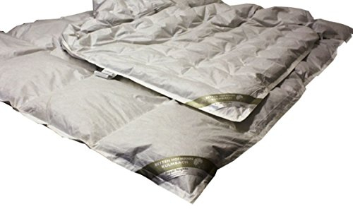Betten Hofmann Combi Vierjahreszeiten Daunenbett Daunendecke Bettdecke 135x200 cm für alle Jahreszeiten, Naturprodukt, waschbar