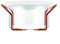 Bodum - K11711-18 - Hot Pot Set - Fuente de Horno con Tapa de Silicona - 1,0 l - Color Cobre