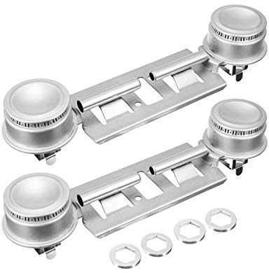 Ecumfy (Pack of 2) WB29K17 WB16K10026 Double Burner Kit Compatible with General Electric Range Replaces 868697 AP2633210 PS232404