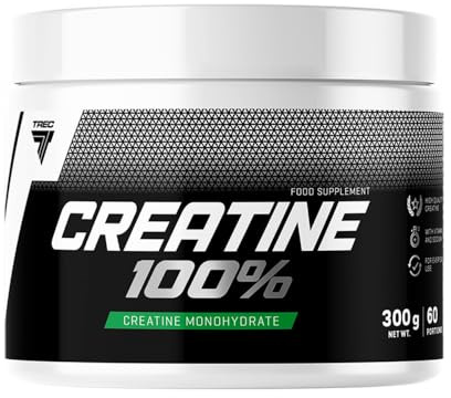 Trec Nutrition Creatine - 1 Packung x 300 g - Kreatin-Monohydrat mit Vitamin C - Muskelaufbau - Extra Kraft