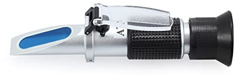 BOWONG 4-in-1 antifreeze refractometer ethylene glycol, propylene glycol, for automotive cooling fluid, Windshield washer fluid, AdBlue(DEF), automotive and industrial battery fluid measurement