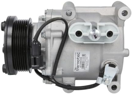 THERMOTEC KTT090344 Compresseur de clim SCROLL-90v PAG 46 R134a Compatible avec FORD Fiesta Mk5 3/5 portes JH1, JD1, JH3, JD3 Focus Mk1 3/5 portes DAW, DBW Fusion Break JU2, JU