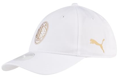 AC Milan Cappello con Visiera, Cappellino Estivo Classico con Logo Ufficiale AC Milan, Cappellino Uomo o Donna, Unisex, Regolabile