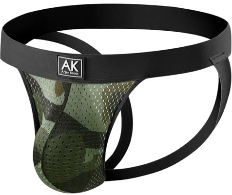 Casey Kevin Jockstrap sportunderkläder män sport string tangas trosor underkläder, A1-svart, XXL