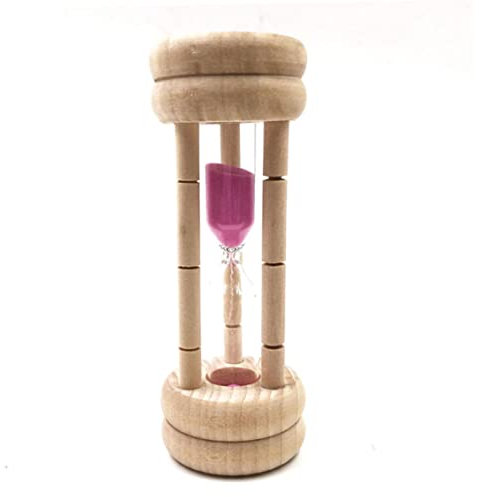 Timer di sabbia 3 minuti clessidra clessen ob per uova orologio orologio da cucina decorazione interno, colore casuale ..