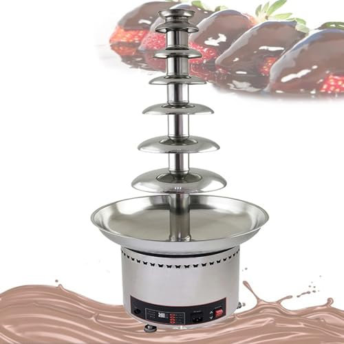 Fontaine à chocolat commerciale,grande fontaine à chocolat,6 niveaux avec une capacité de 6 kg,pour restaurant occidental de mariage,6tiers