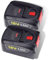 Mspalocell 18V 5.5AH BATERÍA para Bosch PBA/PSB/PSR, AL1880CV AL18815CV AL1830CV, batería de reemplazo para Adornos de Cobertura, Destornilladores inalámbricos, Destornilladores de Taladro, 2 Piezas