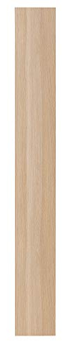 Porta FORSAND, 25x229 cm, effetto rovere tinto bianco
