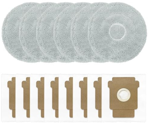 Bolsas de polvo de repuesto, paños de limpieza desechables para robot aspirador, compatibles con Roomba Plus 405 505 para modelos combinados