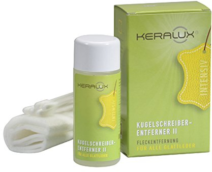 KERALUX Kugelschreiber Entferner II für ältere Flecken auf Leder 50 ml von LCK