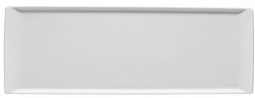Rosenthal 11770-800001-12381 Mesh Platte ohne Relief, flach, 41 x 15 cm, weiß