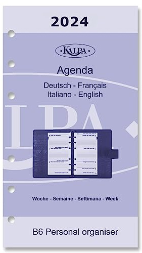 Personal Calendar Insert Weekly NL EN 2025
