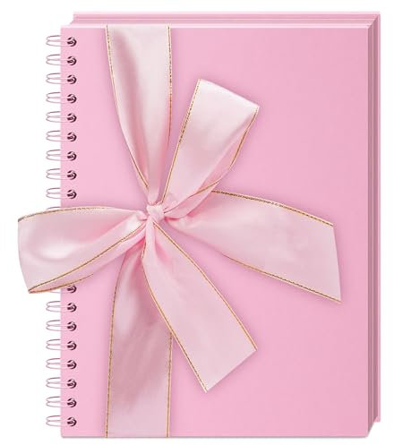 Vienrose Álbum de Fotos, 20,5 x 28 cm DIY Scrapbook, Álbum de recuerdos con 80 páginas, cubierta de cartón con 3 pegatinas en las esquinas, ideal para viajes y bodas,