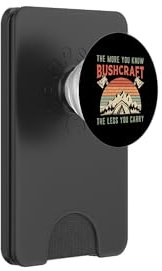 Bushcraft Bushcrafting Axe Throwing for Bushcrafter Funny PopSockets PopWallet for MagSafe