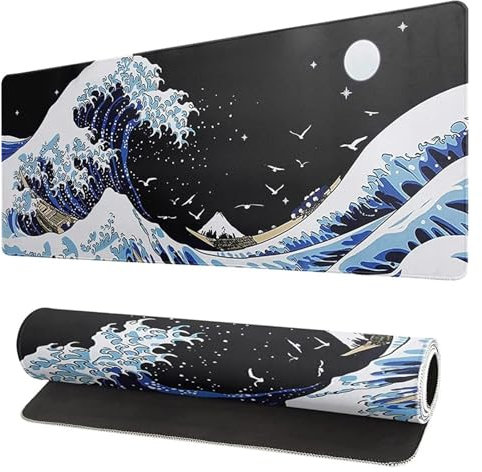 HUANGSHIJUNOUS Mauspad Gamer XL Home Custom Computer HD Mousepad XXL Mechanische Tastatur Pad Teppich rutschfeste Büro-Mauspads(600x300x2 mm)