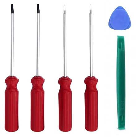 Fongmore 4 cacciaviti triangolari da 1,4 mm, 1,8 mm, 2,0 mm, 2,3 mm, per il fissaggio di giocattoli elettronici, elettrodomestici, riparazioni con strumenti a leva