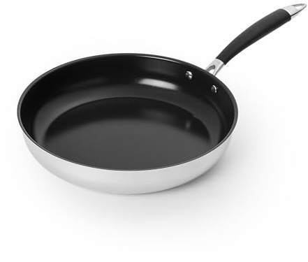 Amazon Basics Poêle à Frire Antiadhésive en Céramique, 28cm