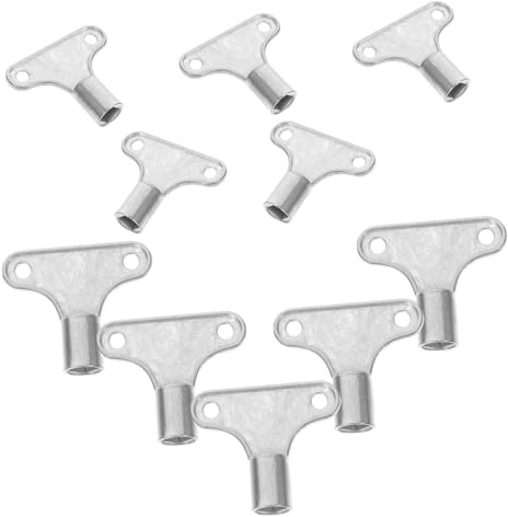 GETAJGHSD 10pcs Radiator Bleed Key Durable Plumbing Tool for Efficient Air Release Radiators Multi Functional Utility Key for Heating Systems