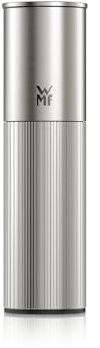 WMF Signature Pro Gewürzmühle – Salz- und Pfeffermühle mit Keramikmahlwerk, einstellbarem Mahlgrad, leicht befüllbar, magnetischem Aromaschutzdeckel, langlebiger Edelstahl, manuell
