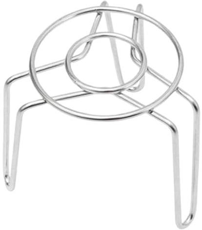 FytStycale Mini Steamer Rack Edelstahl Dampfgestell Topfständer Steaming Stand für Kleine Töpfe Und Mini Einfach zu Bedienen Und Platzsparend für Quail Eg, Lang