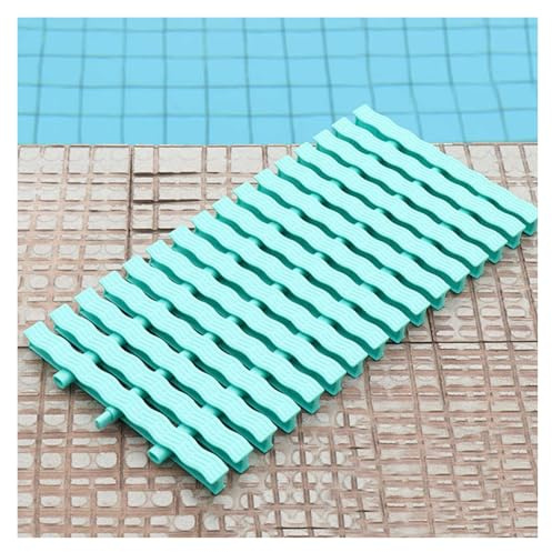 Rejilla de Drenaje Ondulada para desbordamiento, Rejilla para Zanja de Piscina, para entradas de vehículos y Patios, Mantenimiento eficiente de alcantarillado (30 cm/2 Piezas)