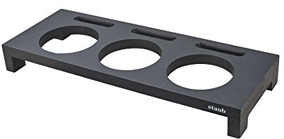 Staub Wood Mini Cocotte Stand - Black