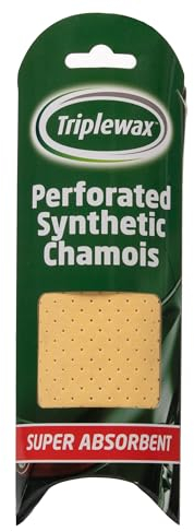 Triplewax Perforated Geniune Leather Chamois Tube