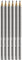 Faber-Castell 6er Sparpack Bleistifte GRIP 2001 (silber 2B)