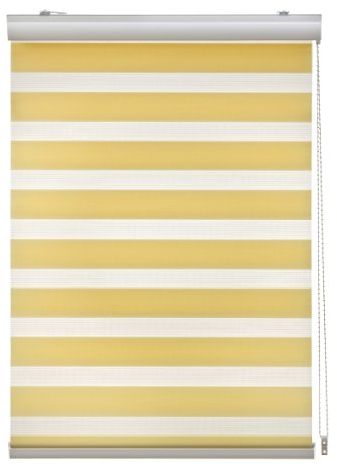JalousieCrew Doppelrollo mit Blende Farbe apricot - Breite 60 bis 140 cm Länge 160 cm und 220 cm - Duo - Rollo (60 x 160 cm)