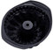 Backhaus Molde Redondo para Savarin de Silicona Platino Antiadherente (Negro)
