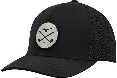 Mizuno Golfmütze mit gekreuztem Netzrücken, Unisex