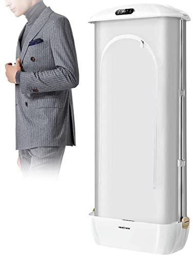 NAIQIALUO Stiratrice Automatica,Asciugatrice Elettrica,Pressa per Asciugabiancheria,Vaporiera Portatile Ad Asciugatura Rapida,con Timer Regolabile A Distanza,A Basso Rumore per La Casa E I Viaggi