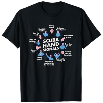Señales de buceo Skuba Diver Dive Gear Padi Camiseta