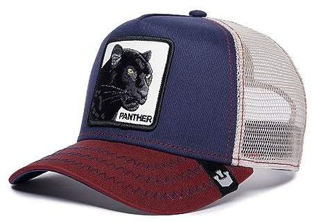 Goorin Bros. The Farm Original Core Casquette de camionneur The Panther réglable unisexe, bleu marine, taille unique, Taille unique