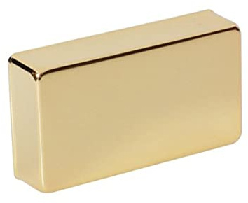 Toyvian Hartes Kupferlegierung Abdeckung Gitarren-tonabnehmer Goldfarben Gitarren Humbucker