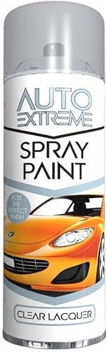 SDMAX All Purpose Clear Lacquer Spray Paint, Suitable for Wood, Metal, Plastic, and, Glass Surface, Fast Drying, Easy Application, Interior and Exterior Usage, 250ML (1 Pcs)