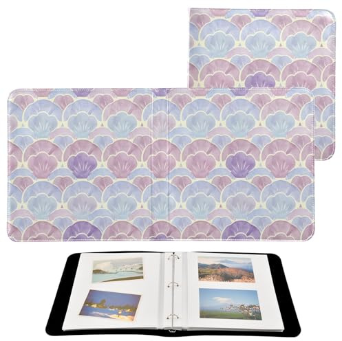 JUMBEAR Grande album fotografico autoadesivo con 20 pagine, album fai da te, per matrimoni, famiglia, bambini, vacanze, stile vintage, conchiglie