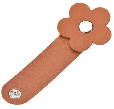 Fascette avvolgicavo con graziosi disegni floreali efficace organizzazione del cavo per uso quotidiano PU auricolare avvolgicavo