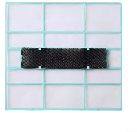 Filtre mural pour climatiseur Midea - Filtre intérieur - Collecteur de poussière - Maille de coton PP - Pour climatiseurs muraux (32,8 x 28 cm)