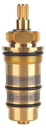 KRXSOBNV, Brass Valve Brass Bath Shower Thermostat Cartridge for Mixer Valve Shower Bar Mixer Tap Valve Cartridge,Faucet Valves