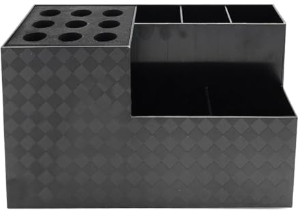 Buhdjfnke Étagère de rangement antidérapante blanche pour ciseaux - Organiseur ultra léger pour outils de coiffure - Séchoir à cheveux - Outil de coiffure - Facile à utiliser - B