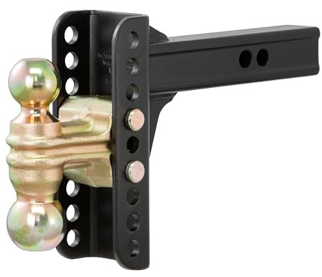 CURT Manufacturing 45900 Channel-Style Adjuastable Dual Ball Mount