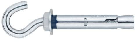 Index Fixing Systems ch-ga – Pack de 100 fixations antigiro pour charges hautes, de crochet (recouvrement zingué), ACHG10C