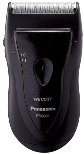 Panasonic Electric Razor for Men, Cordless Wet Dry Lightweight Shaver with Ergonomic Grip, ES3831K, Black