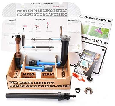 TEST-Set System Hausgarten Bewässerung - MP-Rotator, Tropfrohr und Blu-Lock Verbindersystem ohne Messgerät
