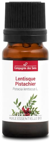 LENTISQUE PISTACHIER BIO - 10mL - Huile Essentielle de Qualité Premium - 100% Pure, Naturelle, garantie ChromaCert® - Chémotypée & Intégrale