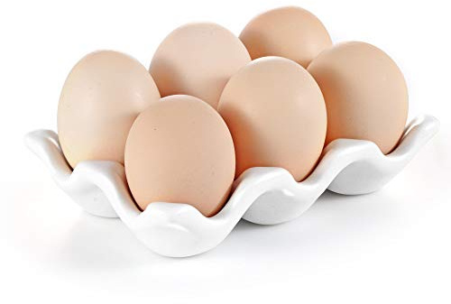 URWOOW Cup Egg Tray Holder (White)