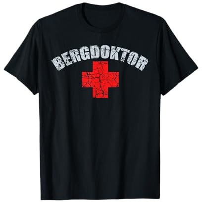 Bergdoktor Apres Ski Skifahren Snowboarden Skihasen Ski T-Shirt